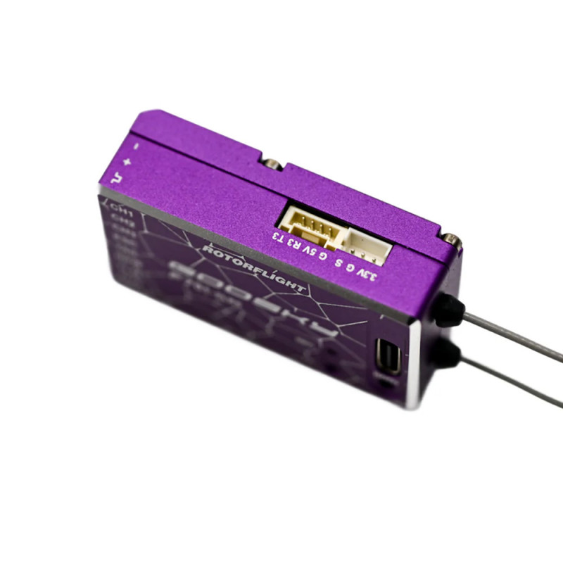 GOOSKY F701 Contrôleur de vol flybarless 2.4GHz ELRS Récepteur - Night Purple