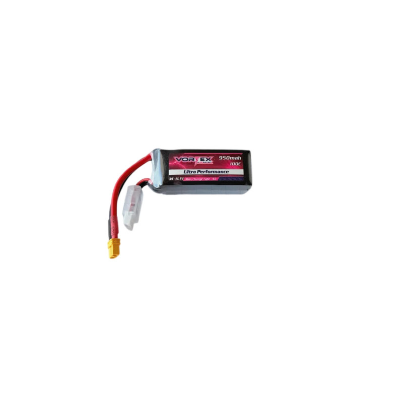 Vortex 3S 950mah 100C - ideal for 200 size helicopters / Goosky S2 Ultra, OMP M2 V3 Pro, XL Power stratos 200...
