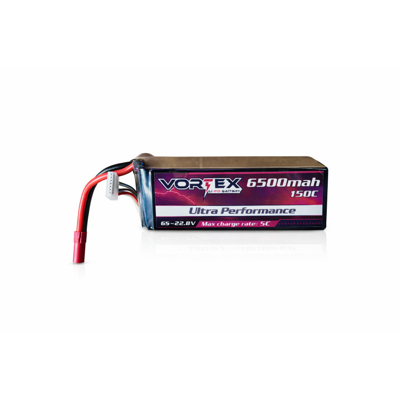 Vortex Lipo 6S 6500mah 150C 22.2V