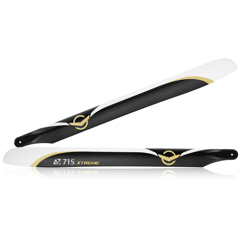 Azure Power AZ-715 XTREME Carbon Rotorblade 715mm