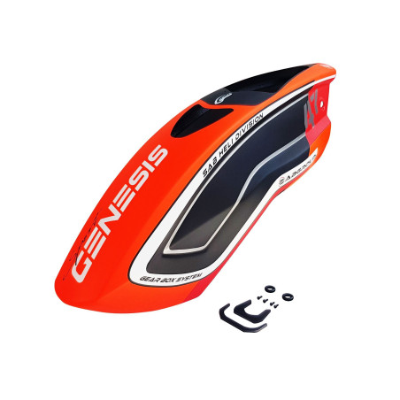 H2087-S CARBON FIBER GENESIS SPORT CANOPY MATTE ORANGE