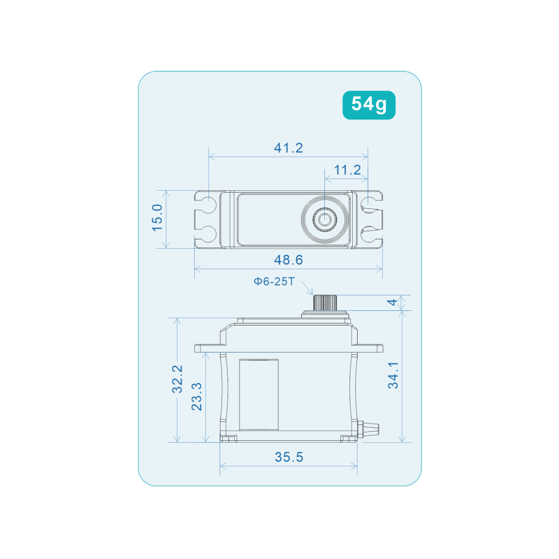THETA THM989 HV mini servo