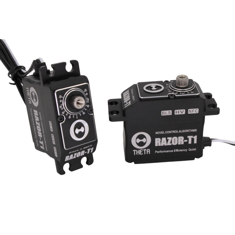 THETA mini & standard combo servo set 3x THM989 + 1x RAZOR T1 (Black)