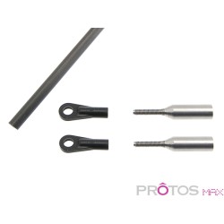 MSH71087 Tail control rod set (700)