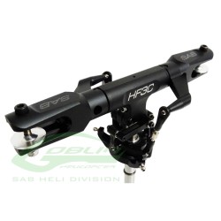 H0825-K 2 BLADES ROTOR HEAD HF3C ( Black Matte )