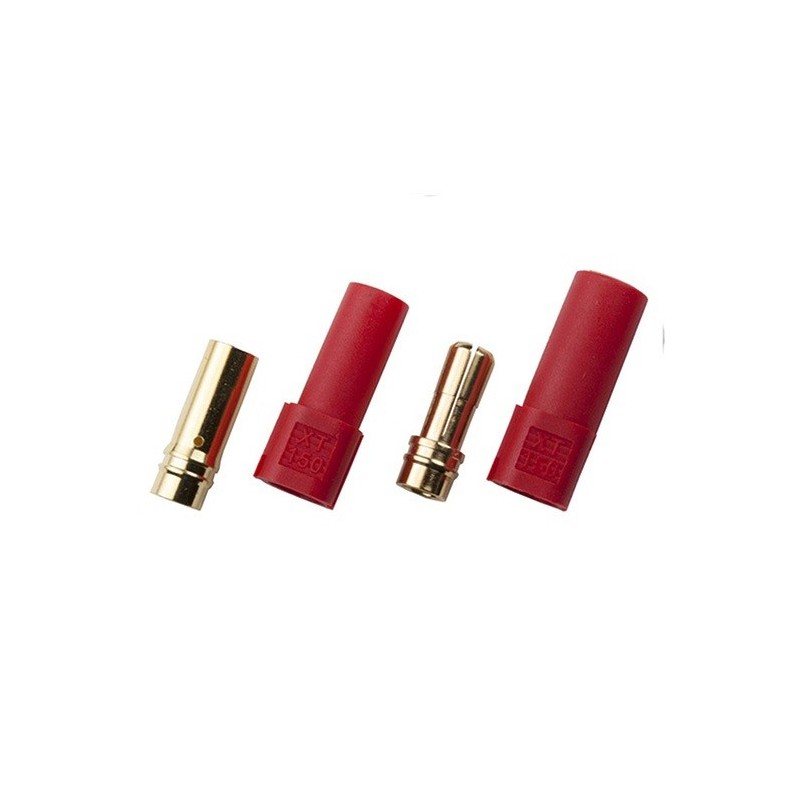 XT150 Connector - Male and Female x 1pair red