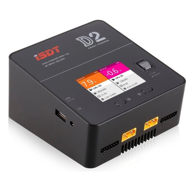 ISDT D2 2x6S/10A/200W DC/240V chargeur