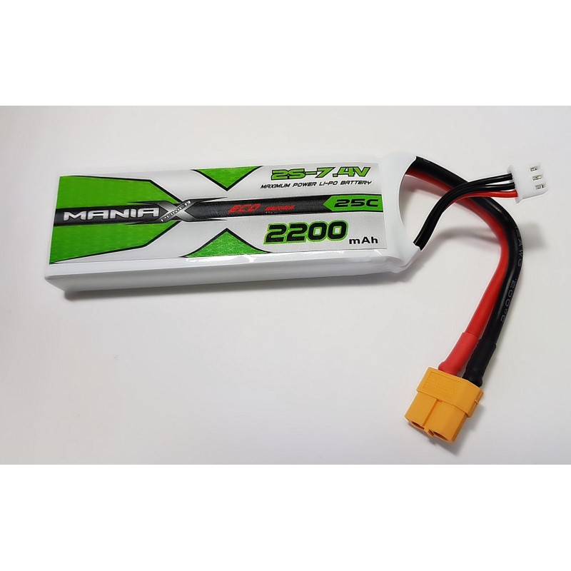 MANIAX POWER lipo 2S 2200mah 25C XT60