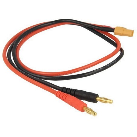  ISDT connection cable to power supply - XT60 / 4mm banana plug