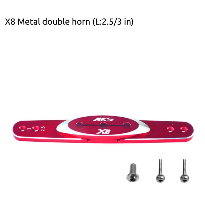 Aluminium servo horn x8