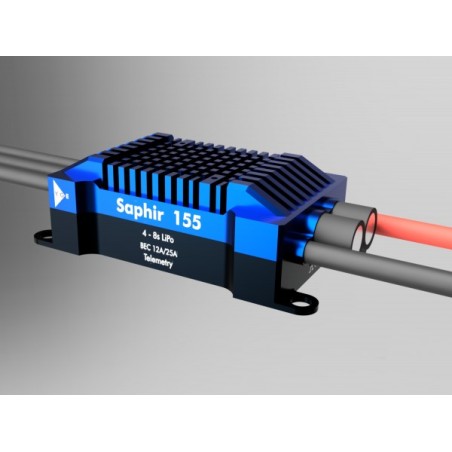 YGE Saphir 155 Brushless ESC 155A avec télémétrie 4-8S