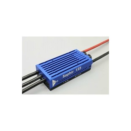 YGE Saphir 125 Brushless ESC 125A avec télémétrie 4-8S
