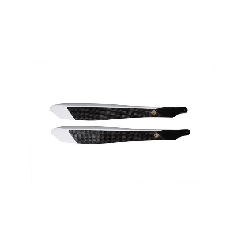 Pales du rotor principal en carbone VTX 477 mm