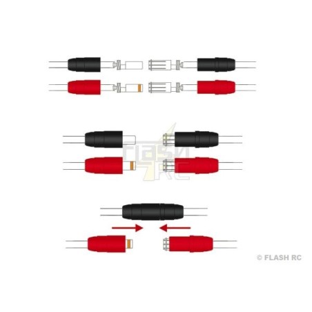 AS150 Connector - M / F spark-proof plug (2 pairs)