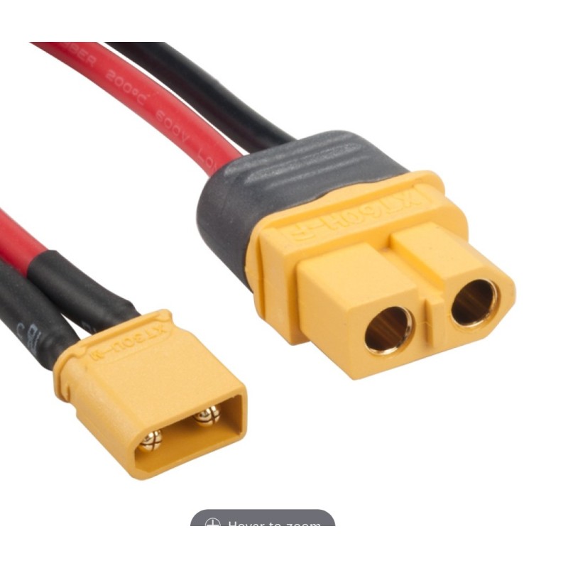 RJXConnector Cable 150mm 16AWG 