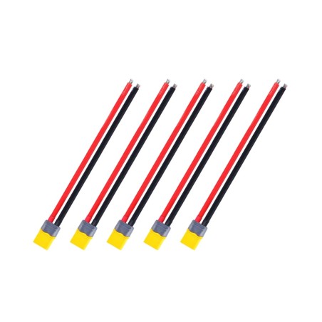 RJX XT60 male connector with 5pcs conduit box connector