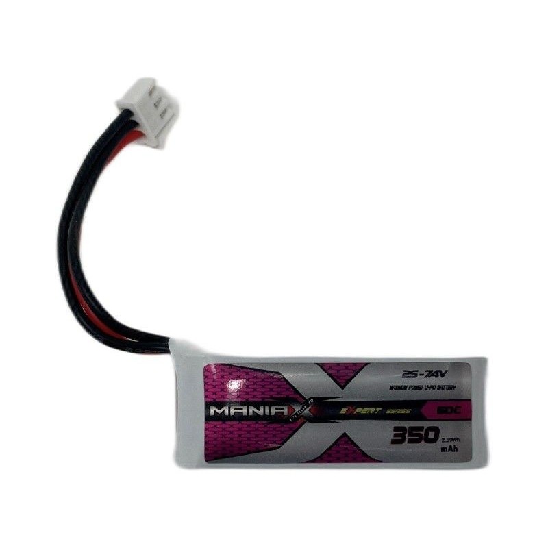 ManiaX 7.4V 350mah 50C Lipo (OMP M1) 