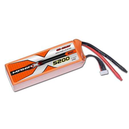 6S 5500 55C AS 150 LIPO MANIAX POWER