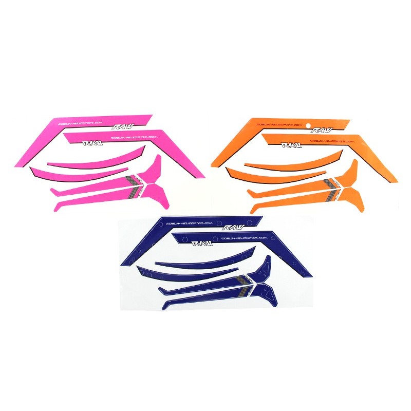 HA088-S RAW STICKER PINK/BLUE/ORANGE