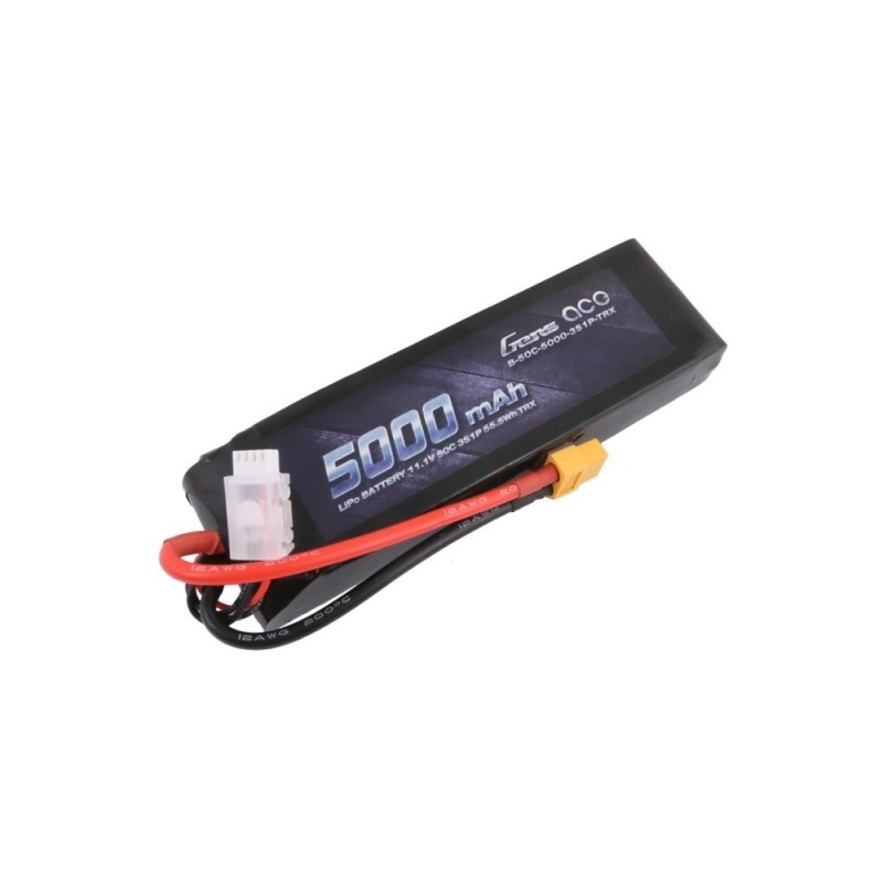 Battery Gens Ace, Lipo 3S 11.1V 5000mAh 50C short format for FW450 plug XT60