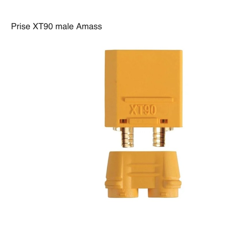 CONNECTEURS XT90 MÂLE ET FEMELLE