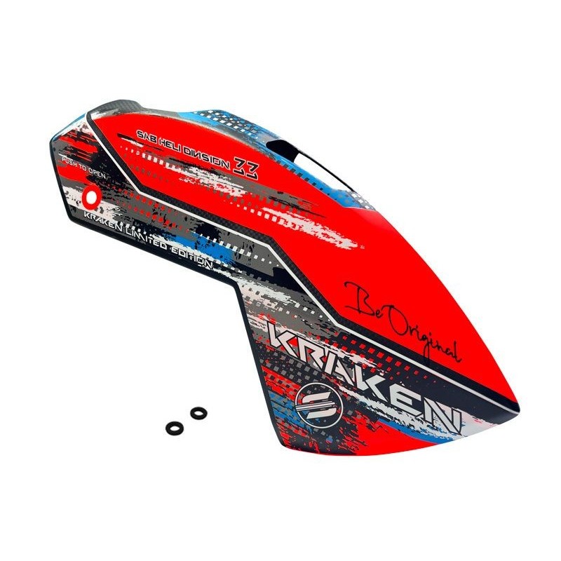 H1649-S CARBON FIBER CANOPY KRAKEN 580 ORANGE