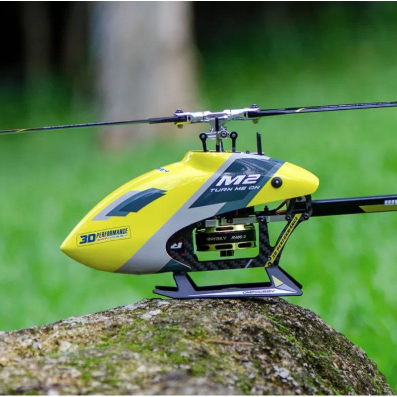 OMPHOBBY M2 RC Helicopter EVO YELLOW Version OMPHOBBY M2 EVO Heli