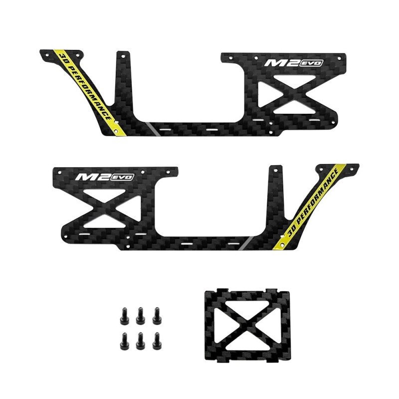 OSHM2326Y Fuselage Carbon panel set -Yellow