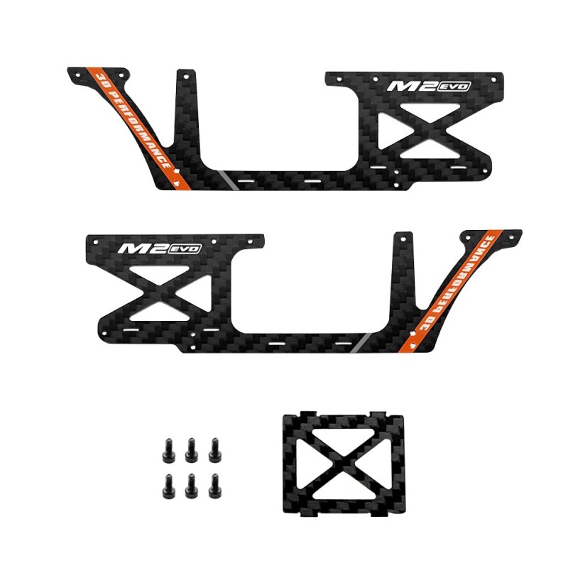 OSHM2326O Fuselage Carbon panel set -Orange