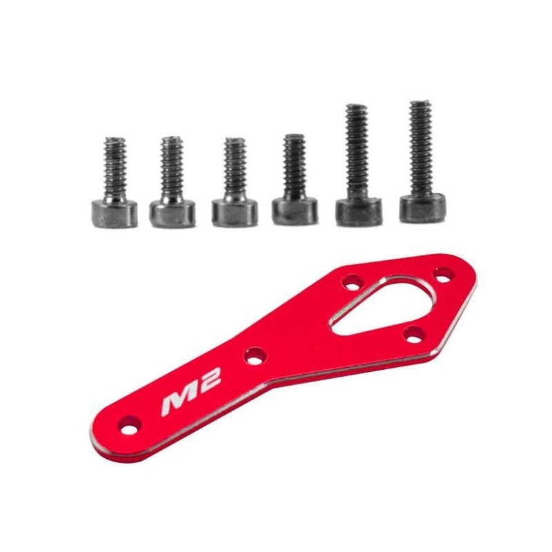 OSHM2318R Tail Motor Reinforcement Plate set-Red